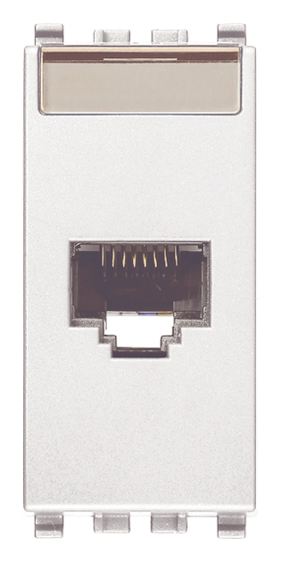 Vimar Eikon - Prise RJ45 Netsafe Cat5e UTP (Blanc)