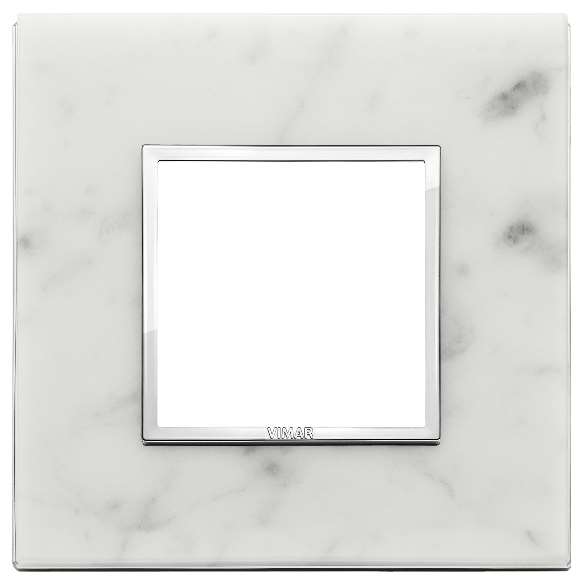 Vimar Eikon Evo - Scolpiti 2M (Steen - Carrara White)