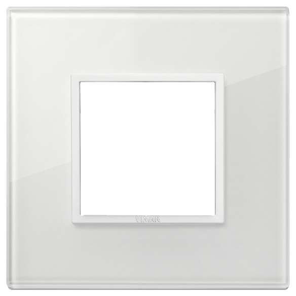 Vimar Eikon Evo - Essenziali 2M (Verre - Total White Diamond)