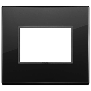 Vimar Eikon Evo - Essenziali 3M (Verre - Total Black Diamond)