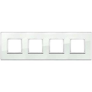 Vimar Eikon Evo - Luminosi 8M - 2+2+2+2 (Verre - Aqua)