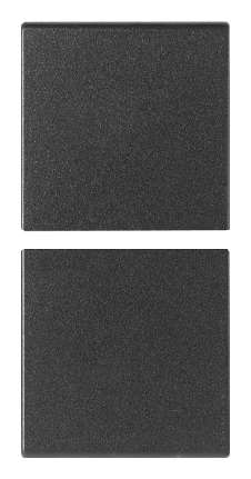 Vimar Arké - 2 halve knoppen 1M (Blanco - Grijs)