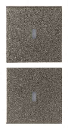 Vimar Arké - 2 halve knoppen 1M (Custom - Metaal)