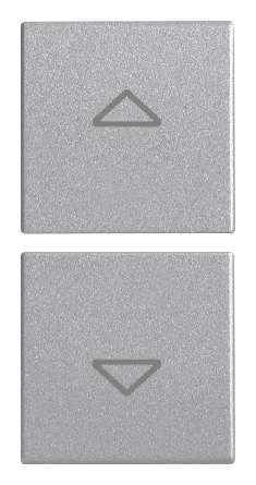 Vimar Eikon Evo/Exé - 2 demi-boutons 1M (Fleches - Next)