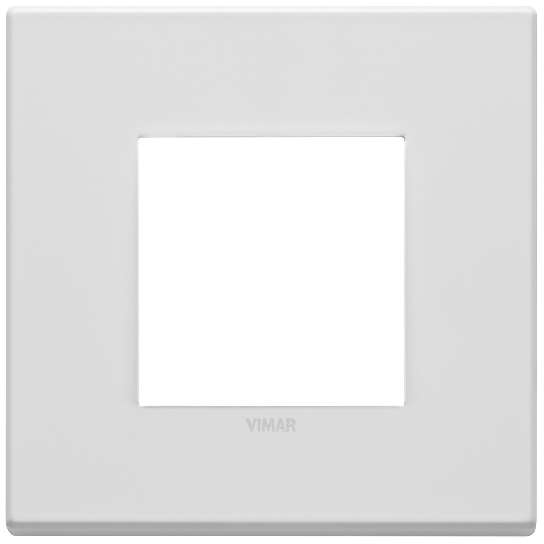 Vimar Eikon Exé - Plaque de Recouvrement 2M (Métal - Mat Blanc)