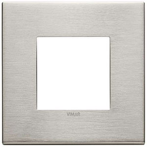 Vimar Eikon Exé - Afdekraam 2M (Geborsteld metaal - Nikkel)