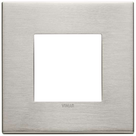 Vimar Eikon Exé - Afdekraam 2M (Geborsteld metaal - Nikkel)