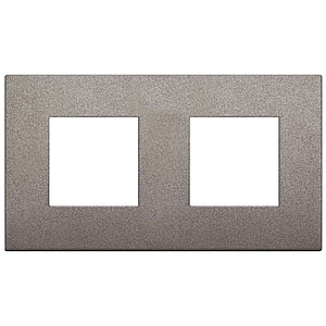 Vimar Arké Classic - Metal-Color 4M - 2+2x71 (Metaal - Mat titanium)
