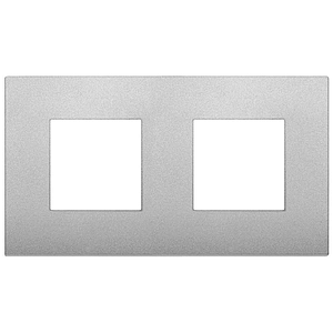 Vimar Arké Classic - Color-Tech 4M - 2+2x71 (Technopolymeer - Mat zilver)