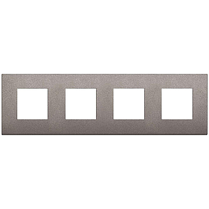 Vimar Arké Classic - Metal-Color 8M - 2+2+2+2x71 (Metaal - Mat titanium)