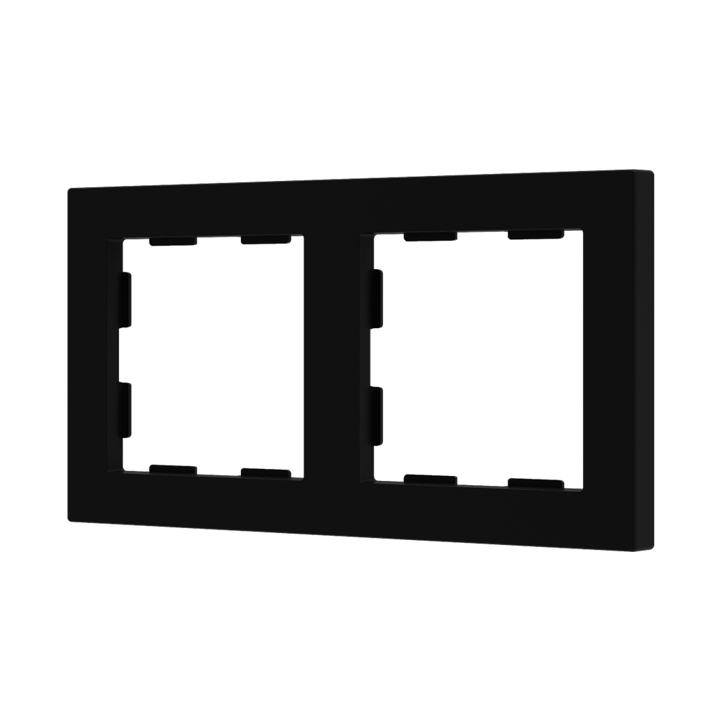 Zennio ZS55 - Afdekraam 2M (Antraciet)