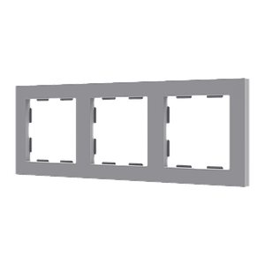 Zennio ZS55 - Afdekraam 3M (Zilver) - VPE=5