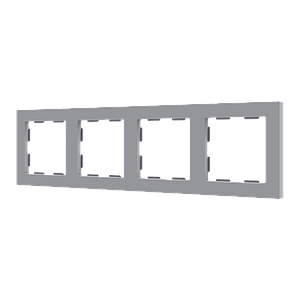 Zennio ZS55 - Afdekraam 4M (Zilver) - VPE=5