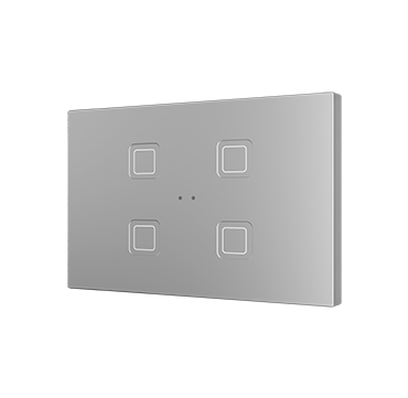 Zennio Tecla XL X4 (zilver)