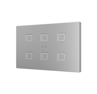 Zennio Tecla XL X6 (zilver)