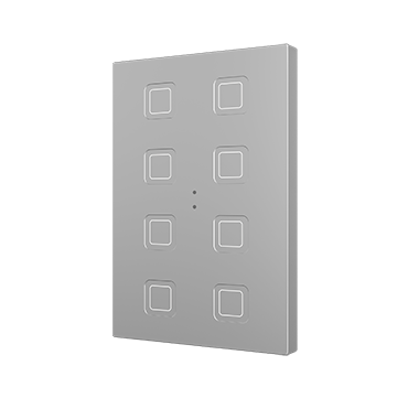 Zennio Tecla XL X8 (zilver)