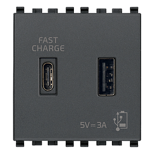 Vimar Eikon - USB-A+C Unité d