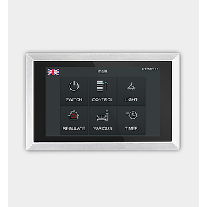 Arcus-EDS Touch_IT AC4 - 4,3" (Aluminium, geborsteld geannodiseerd- zilver)