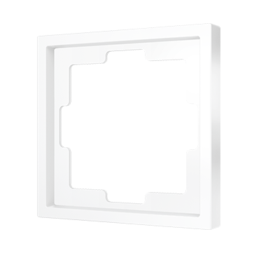 Zennio ZS70 - Plaque de recouvrement 1M (Blanc brillant)