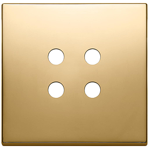 Vimar Eikon Exé Tondo - Afdekraam 2Mx4 (Goud)