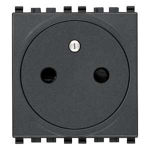 Vimar Eikon Flat - 2P+E16A Penaarde stopcontact SICURY (grijs)