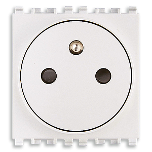 Vimar Eikon Exé - 2P+E 16A Penaarde stopcontact SICURY (wit)