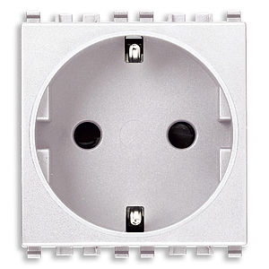 Vimar Eikon Exé - 2P+E 16A Schuko stopcontact SICURY (wit)