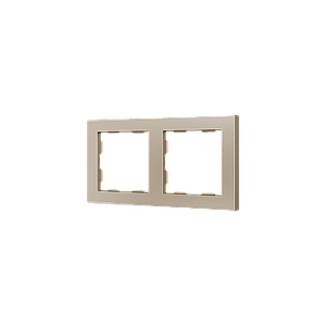 Zennio ZS55 - Afdekraam 2M (Champagne)