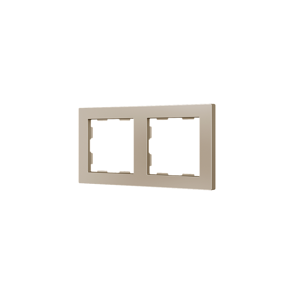 Zennio ZS55 - Afdekraam 2M (Champagne)