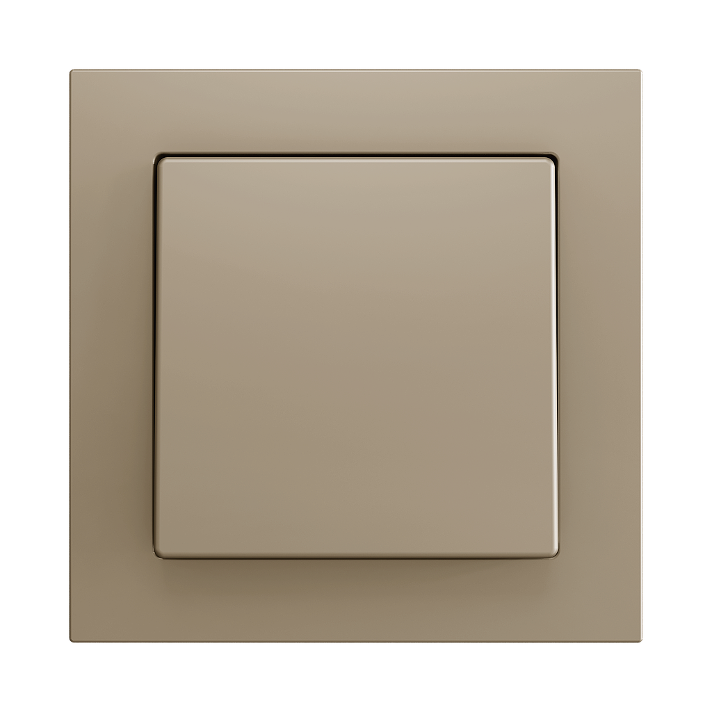 Zennio ZS55 - Soft drukknop - enkel 2-v (Champagne)