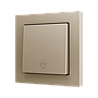 Zennio ZS55 - Soft drukknop - enkel 1-v (Champagne - Custom) - vanaf 100 stuks