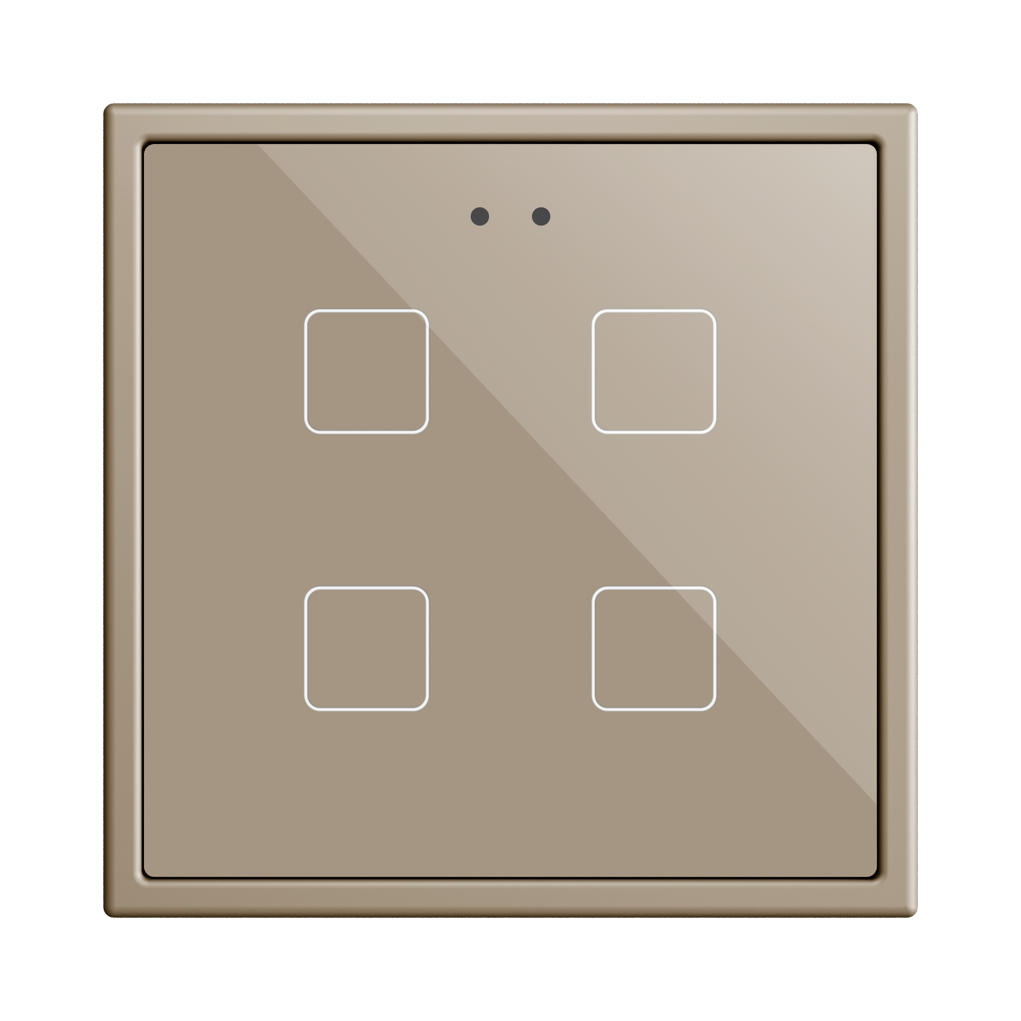 Zennio Flat 70 X4 (Champagne)