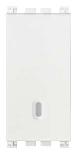 Vimar Arké - Bouton-poussoir 1P NO 10A (Blanc)