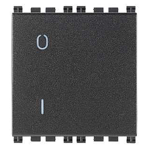 Vimar Arké - Interrupteur 1P 16AX 2M (Gris)