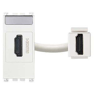 Vimar Arké - HDMI wandcontactdoos (Wit)