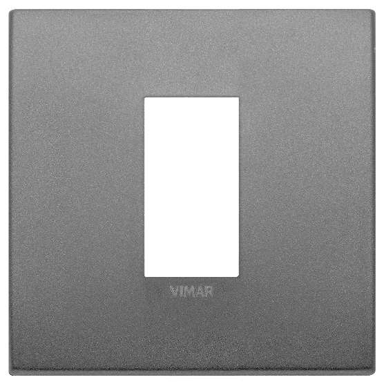 Vimar Arké Classic - Metal-Color 1M (Metaal - Mat Slate)