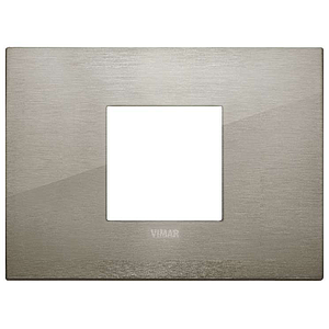 Vimar Arké Classic - Metal-Elite 2M Centraal (Metaal - Brushed Inox)