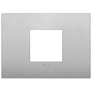 Vimar Arké Classic - Color-Tech 2M Centraal (Technopolymeer -  Mat Silver)