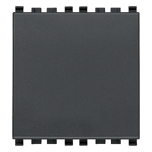 Vimar Eikon - 1P NO 10A drukknop 2M (Grijs)