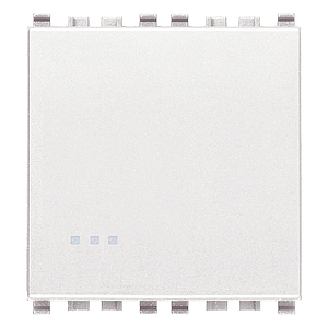 Vimar Eikon - Bouton-poussoir 1P NO 10A 2M (Blanc)