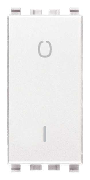 Vimar Eikon - Interrupteur 2P 16AX (Blanc)