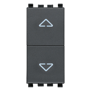 Vimar Eikon - 2P 10AX wisselschakelaar (Grijs)