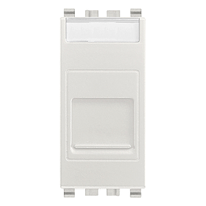 Vimar Eikon - RJ45 Cat6 UTP stopcontact met afdekking (Next)