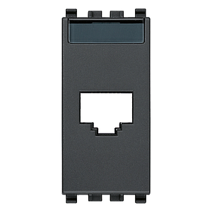 Vimar Eikon - Adaptateur RJ45 AMP Avaya (Gris)