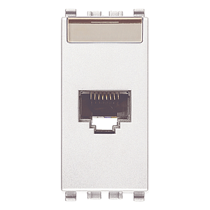 Vimar Eikon - RJ45 Cat6 Netsafe UTP stopcontact (Wit)