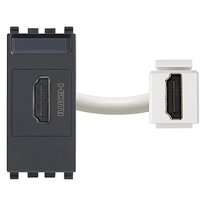 Vimar Eikon - HDMI outlet (Grijs)