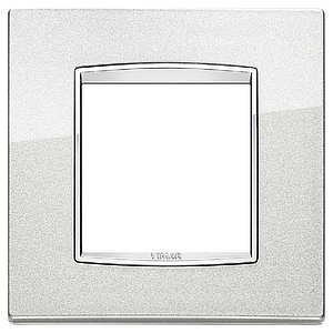 Vimar Eikon Chrome Classic - Bright 2M (Metaal - Metallic Silver)