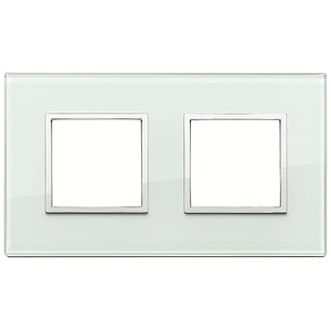 Vimar Eikon Evo - Luminosi 4M - 2+2 (Glas - Aqua)
