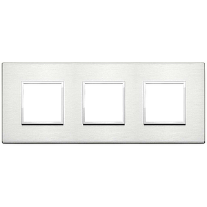 Vimar Eikon Evo - Primari 6M - 2+2+2 (Aluminium - Brilliant Aluminium)
