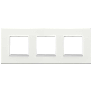 Vimar Eikon Evo - Essenziali 6M - 2+2+2 (Aluminium - Total White)